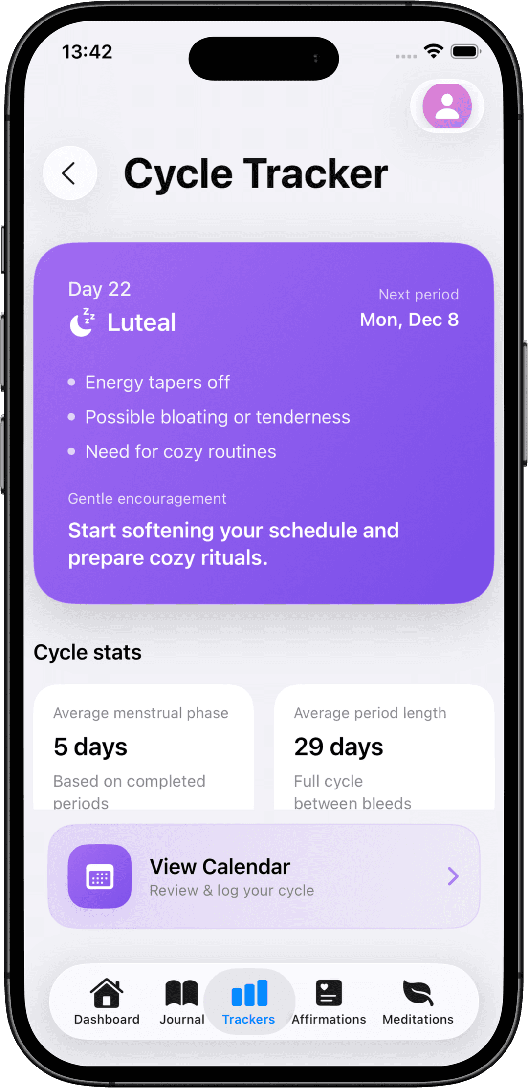Cycle-aware planning screenshot